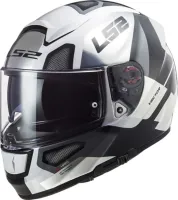 CAPACETE LS2 FF 397 VECTOR AUTOMAT BRANCO / TITANIUM - Foto 5