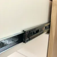 Armário Baixo Executivo 1600 Tamburato 50mm com Gavetas e Portas de Correr  - Foto 5