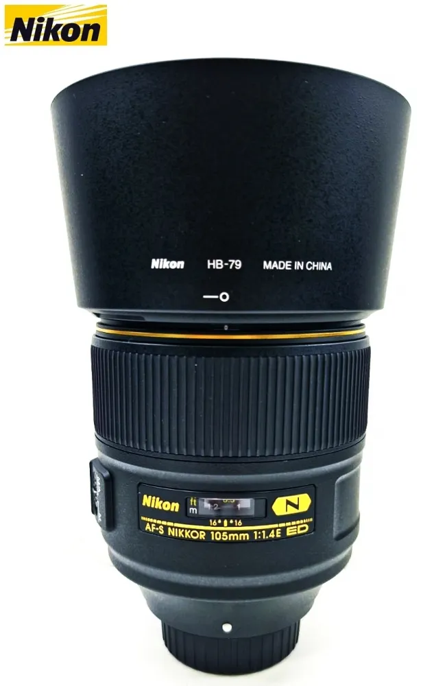 Lente Nikon AF-S NIKKOR 105mm f /1.4E ED N - Seminova
