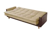 Sofá Cama viena Luxo com braço Pés madeira RN - Foto 2