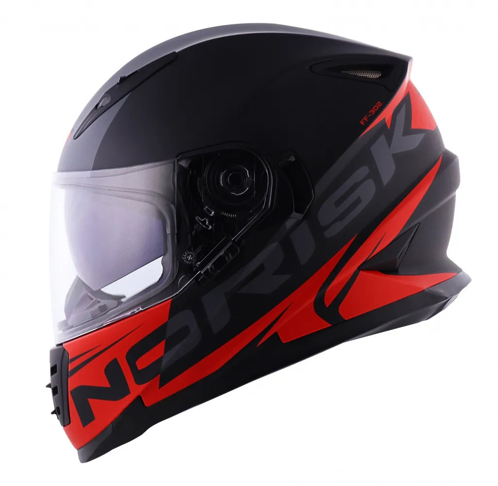 CAPACETE NORISK SOUL FF302 MANTY RED / BLACK Imagem