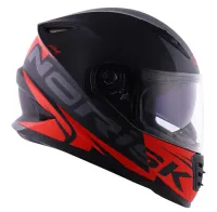 CAPACETE NORISK SOUL FF302 MANTY RED / BLACK - Foto 2
