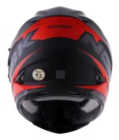 CAPACETE NORISK SOUL FF302 MANTY RED / BLACK - Foto 3