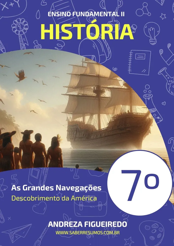 025 - História - As Grandes Navegações - O Descobrimento da América - 7º ano - PDF com 7 páginas Imagem