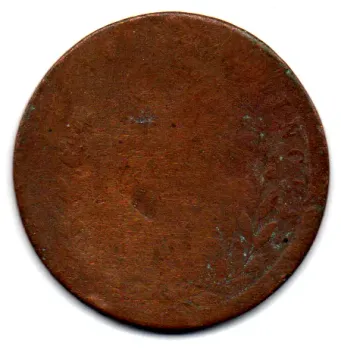 1824R - 40 Réis C/ Carimbo Geral de 20 - Moeda Brasil Império - Foto 2