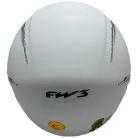 Capacete FW3  X Open Up Limited Branco Fosco - Foto 5