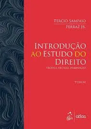 INTRODUÇAO AO ESTUDO DO DIREITO - TECNICA DECISAO DOMINAÇAO (PRODUTO USADO - MUITO BOM)