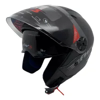 Capacete FW3  X Open Up Limited Preto Fosco - Foto 2