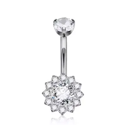 Banana em TITÂNIO com Pedras (MODELO SOL) 1228 Imagem