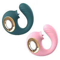 VIBRADOR DE PONTO G E CLITÓRIS COM LÍNGUA 12 VIBRAÇÕES - SNAIL - SI                                                              LIBYSEXSHOP