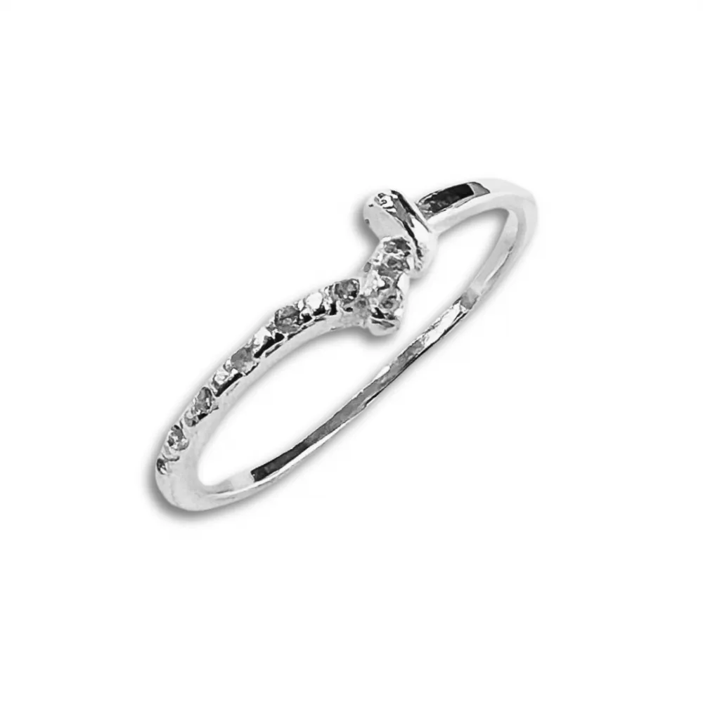 Anel encantador prata alta - AP2123