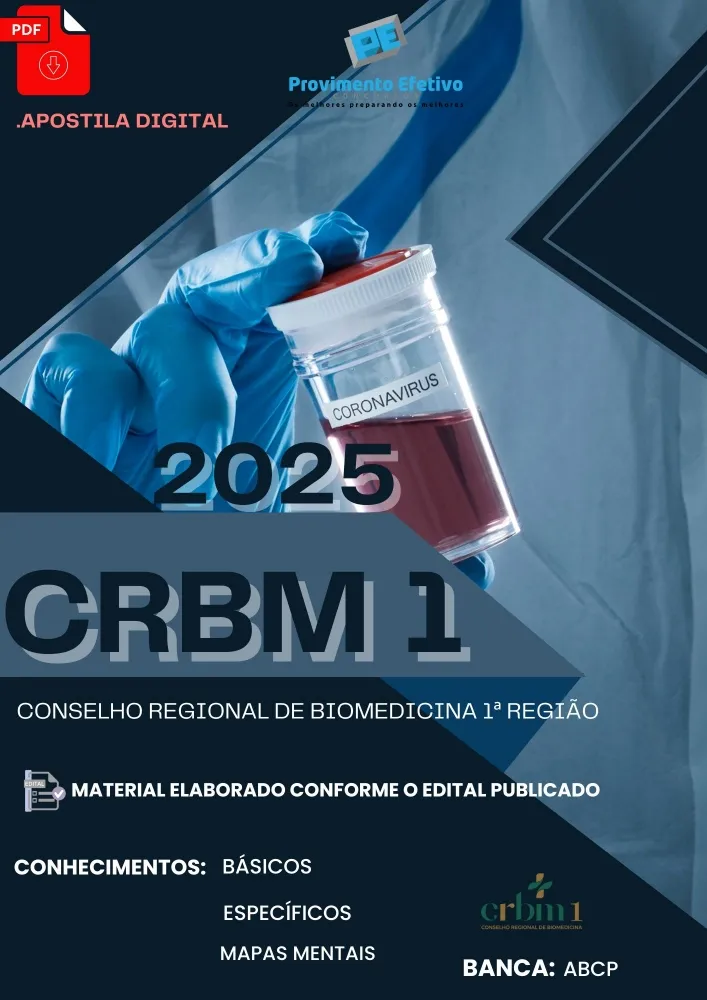 Apostila CRBM 1 Fiscal Biomédico 2025