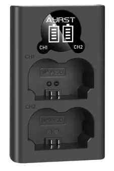Carregador Duplo Memory tech NP-W235 Para Fuji