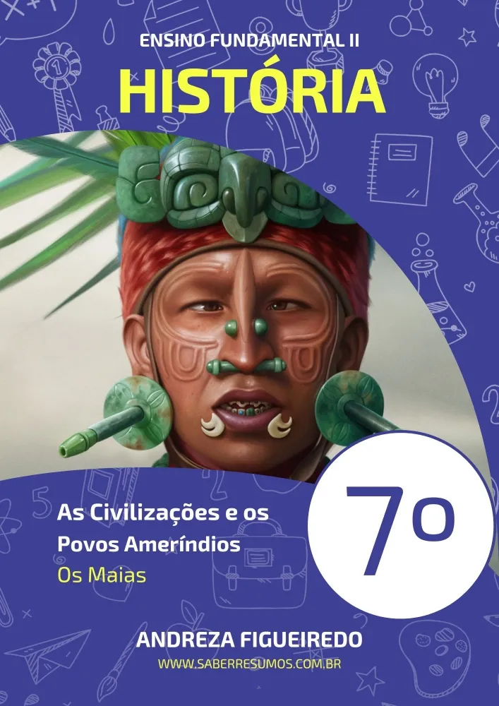 029 - História - As Civilizações e os Povos Ameríndios - Os Maias - 7º ano - PDF com 14 páginas