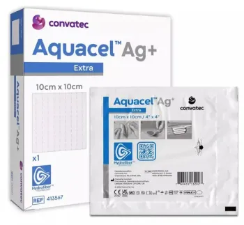 Curativo AG+ Prat 10x10cm - Aquacel