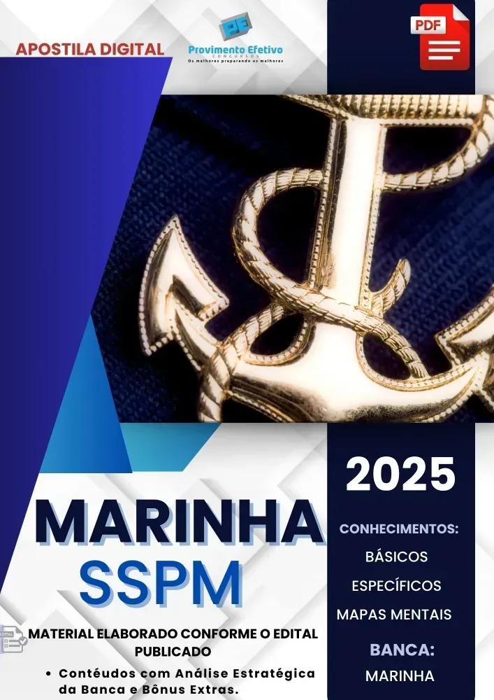 Apostila Marinha Técnico em Edificações 2025 Imagem