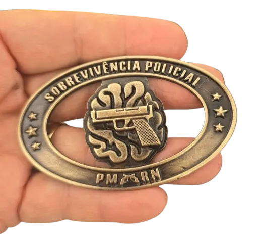 Brevê Metálico SOBREVIVÊNCIA POLICIAL Imagem