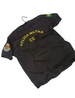 Camiseta Acolchoada Preta Policia do Ceará OFERTA - Foto 2
