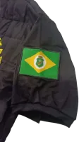 Camiseta Acolchoada Preta Policia do Ceará OFERTA - Foto 3
