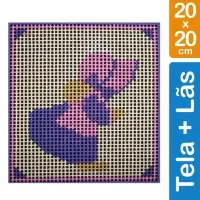Kit Tela para Bordar 20x20