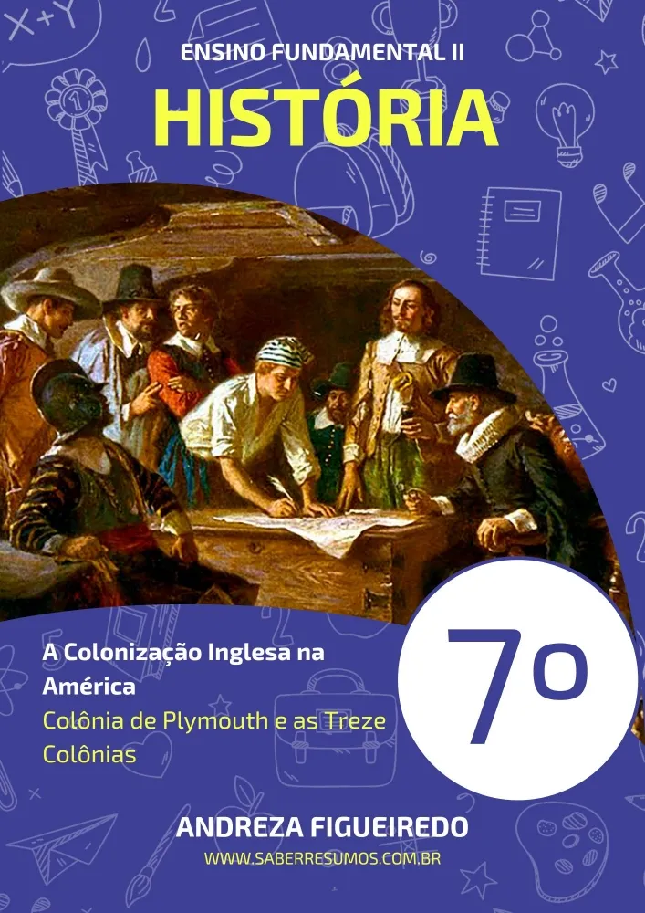 040 - História - A Colonização Inglesa na América - Colônia de Plymouth e as Treze Colônias - 7º ano - PDF com 23 páginas Imagem