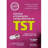 SUMULAS E OJS DO TST - ORGANIZADAS POR ASSUNTO INDICADO PARA 2º FASE OAB (PRODUTO USADO - MUITO BOM)
