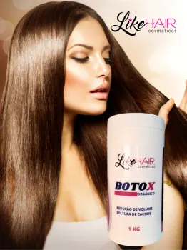 BOTOX ORGÂNICO 1KG LIKE HAIR COSMETICOS - Foto 2