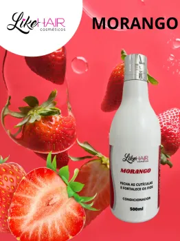 CONDICIONADOR MORANGO 500ML LIKE HAIR COSMETICOS