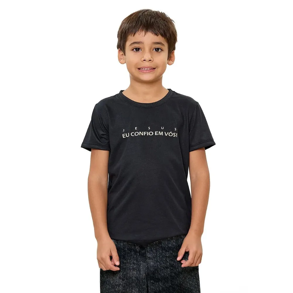 Camiseta Infantil Unissex Jesus Misericordioso