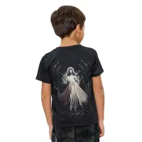 Camiseta Infantil Unissex Jesus Misericordioso - Foto 2