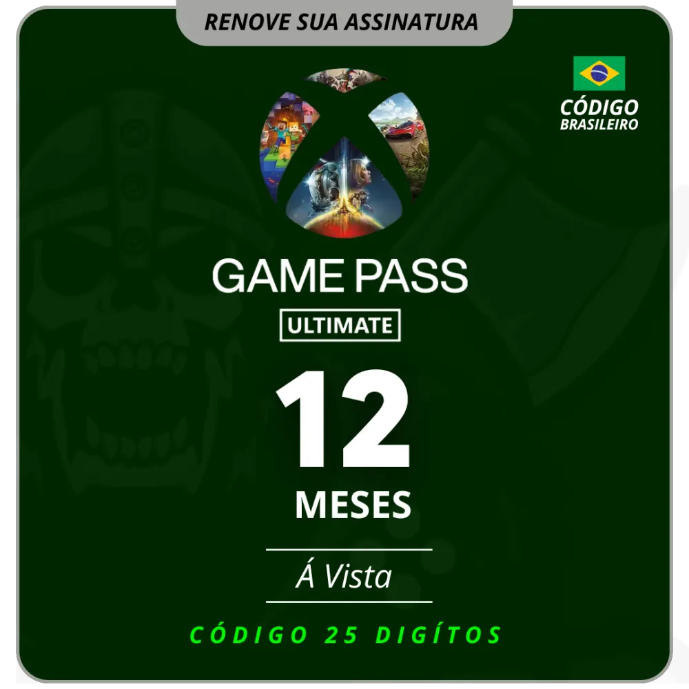 Xbox Game Pass Ultimate 12 Meses