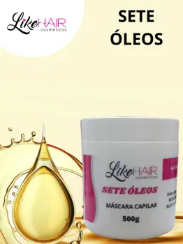MASCARA NUTRIÇÃO SETE ÓLEOS 500G LIKE HAIR COSMETICOS