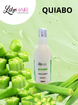 SHAMPOO QUIABO 500ML LIKE HAIR COSMETICOS