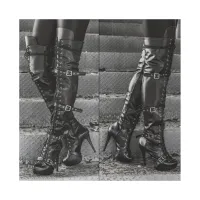 Bota Over the Knee Sofia Preta com Numeração Especial em Promoção - Foto 3