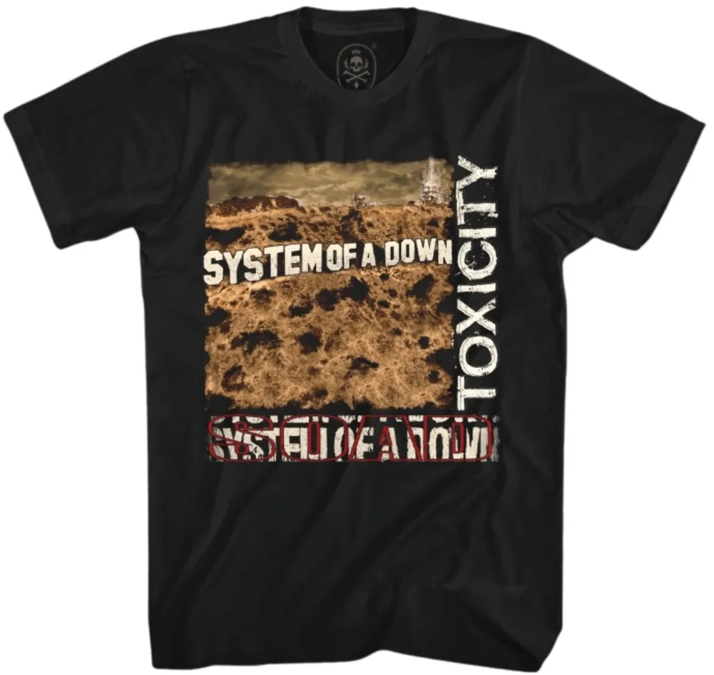 CAMISETA PLUS SIZE SYSTEM OF A DOWN TOXICITY COLOR