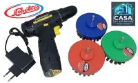 Maquina Escova Rotativa Completa com 3 modelos de Escovas rotativas  100 mm Copetec — imagem 2