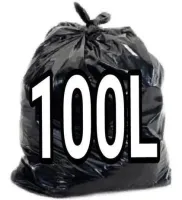 Saco Para Lixo 100 Litros P8 – Pacote com 100 Unidades 