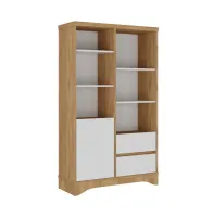 Estante Multiuso Com Porta, Prateleiras e Gavetas Space - Foto 3