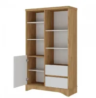 Estante Multiuso Com Porta, Prateleiras e Gavetas Space - Foto 5