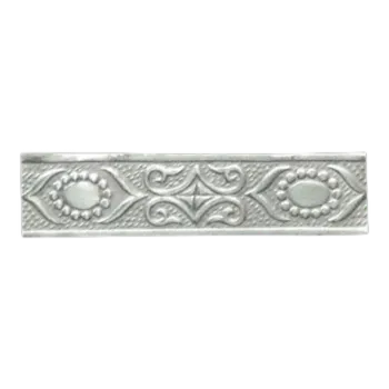 Moldura Estampada ALPACA 15 mm x 1,0 mm (Mod. ME1505A)