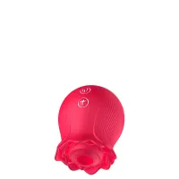 Estimulador Recarregável em Formato de Rosa. Possui 10 Modos de Ondas de Pressão – PRESSURE WAVES – RS-046 - Foto 5