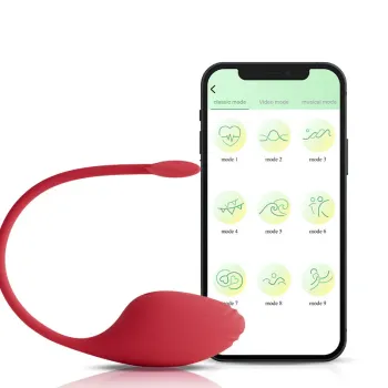 Bullet Recarregável com Controle via Aplicativo à Distância – SUCCUBUS APP VIBRATOR – BR-046 - VERMELHO - Foto 2