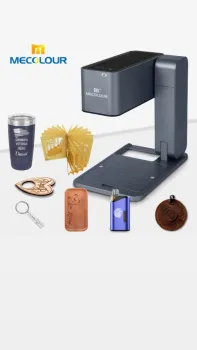 MINI GRAVADORA LASER R3 MECOLOUR 5W COM FOCO AUTOMATICO  - Foto 2