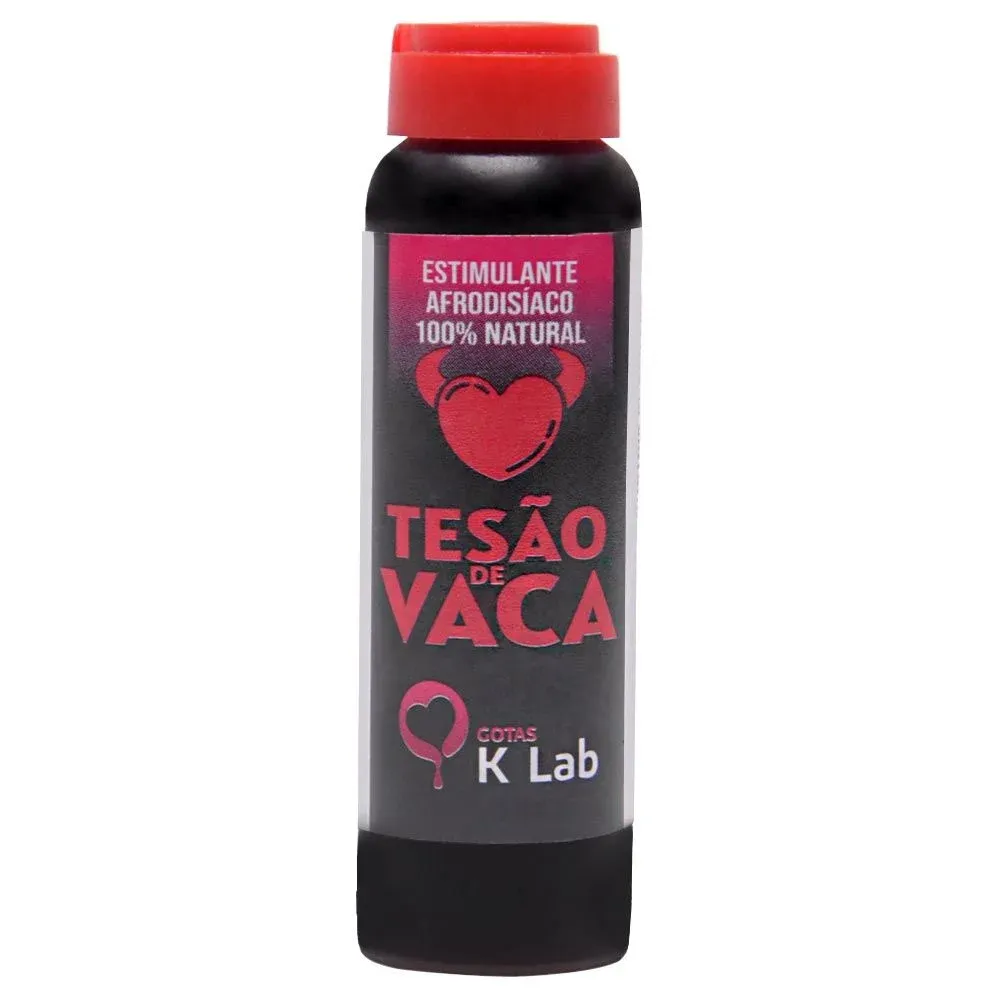 TESÃO DE VACA EXCITANTE FEMININO NATURAL - 10ML  - DOSE ÚNICA                                LIBYSEXSHOP