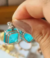 Brincos  Topázio azul  SWAROVSKI  - Foto 3