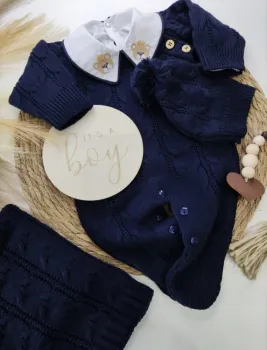 Saída de Maternidade Macacão Longo 