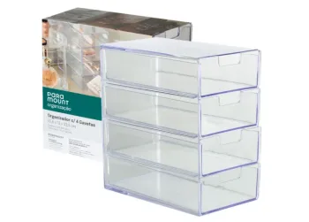 Organizador Gaveteiro com 4 gavetas ref. 4663