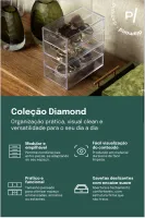 Organizador Gaveteiro com 4 gavetas ref. 4663 - Foto 4