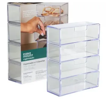 Organizador Gaveteiro com 4 gavetas para óculos ref. 4662