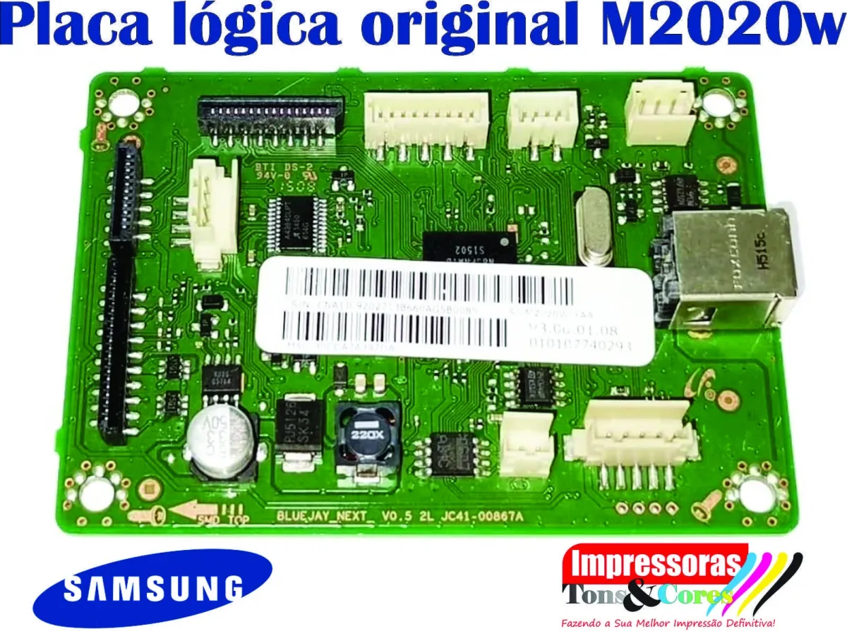 Placa lógica original Samsung M2020w